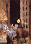 The night opens the window Vuillard